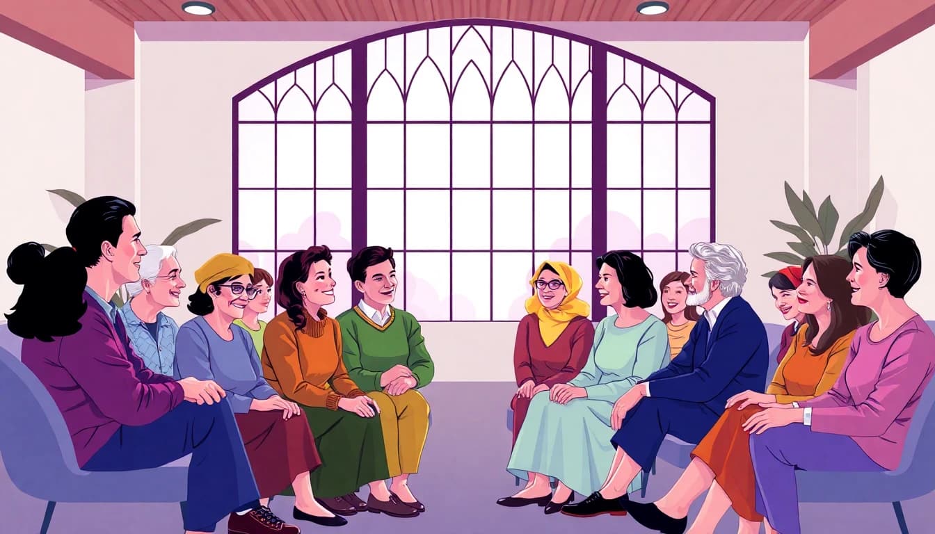 Lebendige Gemeinschaft in einem intergenerativen Zentrum